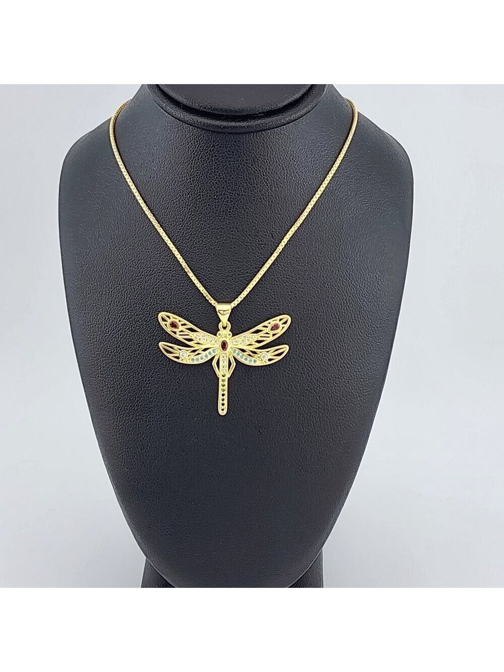 Last One Brand New Multi Colored DragonFly Necklace - Picture 11 of 12